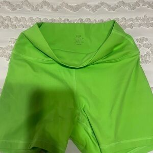 Fleo Neon Green Shorts